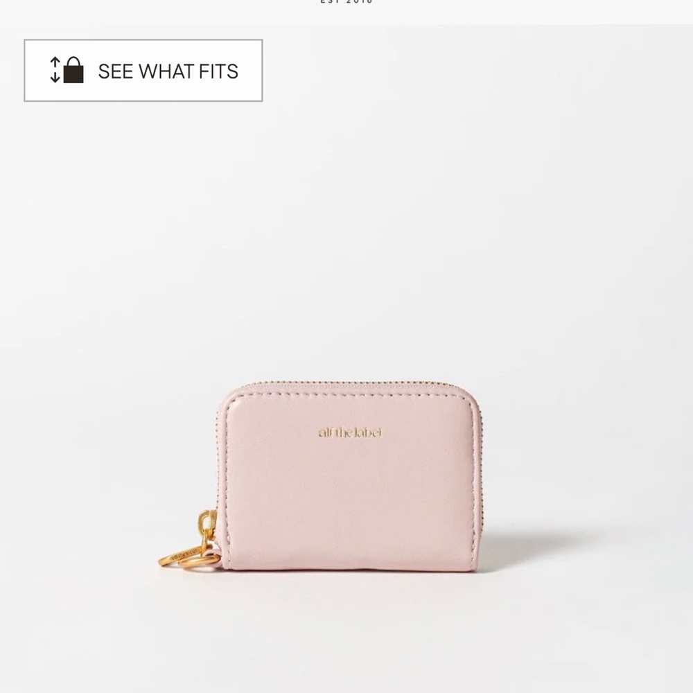 Alf the label Nic Wallet Pink (Nappa Leather ) NWB
